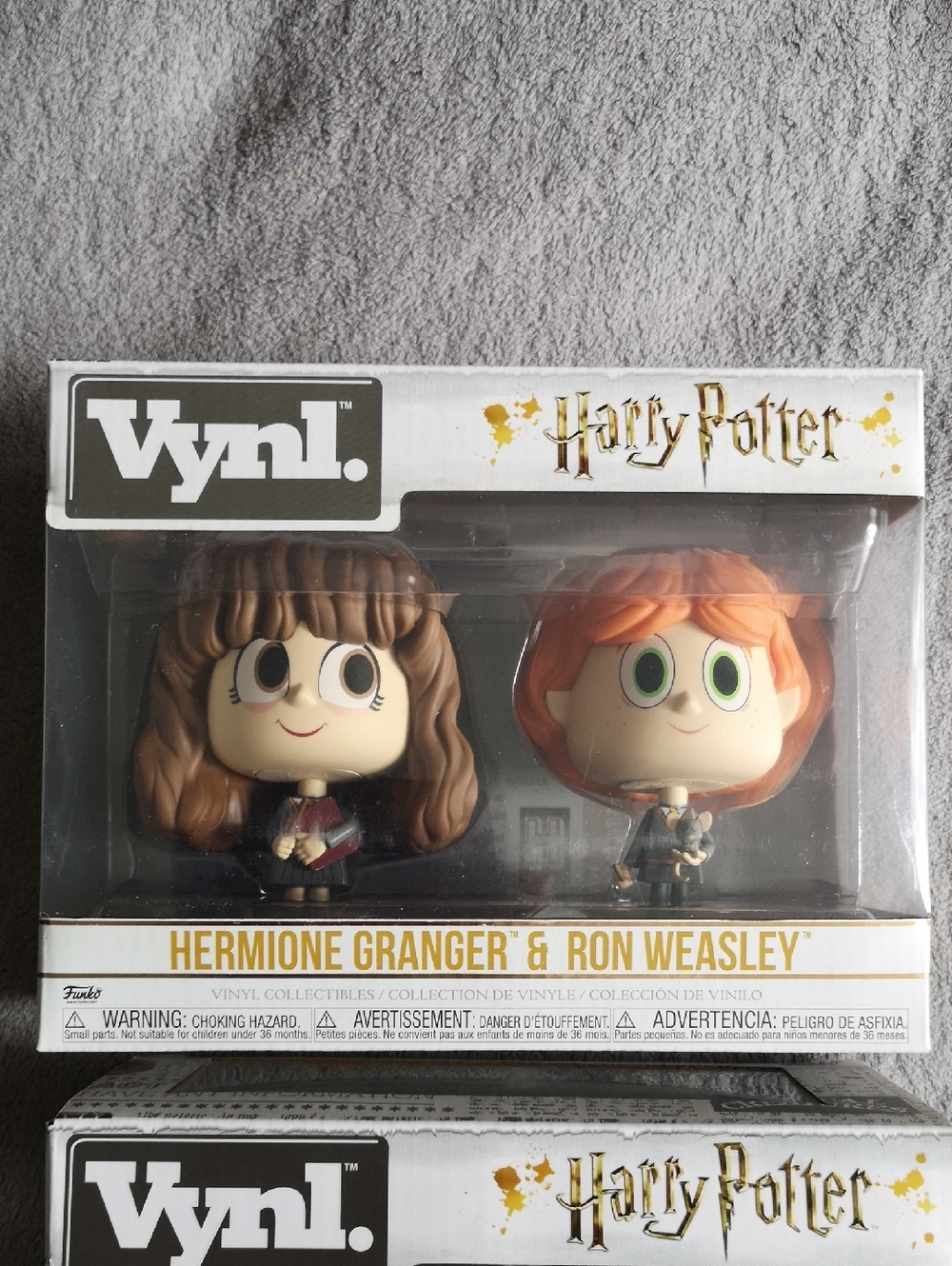 New In Box Set Of Two Harry Potter Vynl Funko Figures Dobby Hermione Ron Harry - Picture 3 of 4